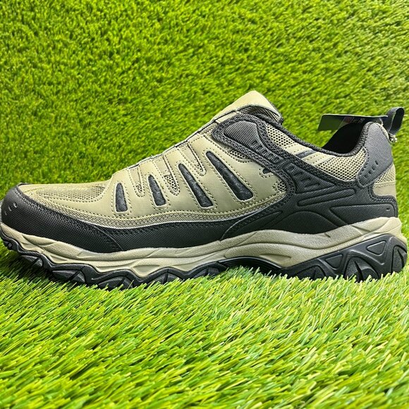 Skechers After Burn M. Fit Mens Size 13 Green Black Athletic Shoes Sneakers - Picture 2 of 10